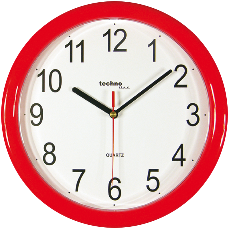 Stenska ura WT600 rdeča